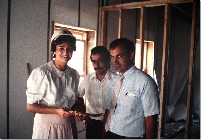 15th st renovation Head of School Teaming together, late 1980s addition